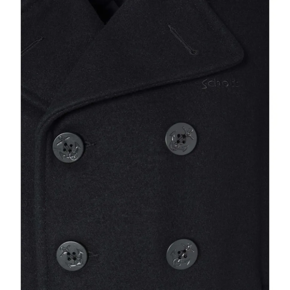 Classic Melton Wool Pea Coat