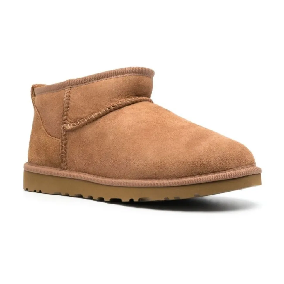 Classic Ultra Mini Boots Chestnut