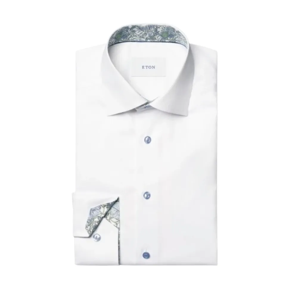 Contemporary Floral Effect Signature Twill Shirt