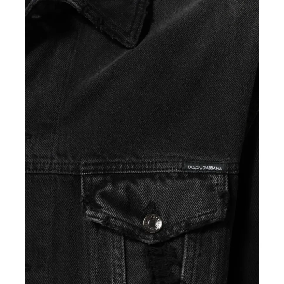 Cotton Stretch Denim Blouson-jakke