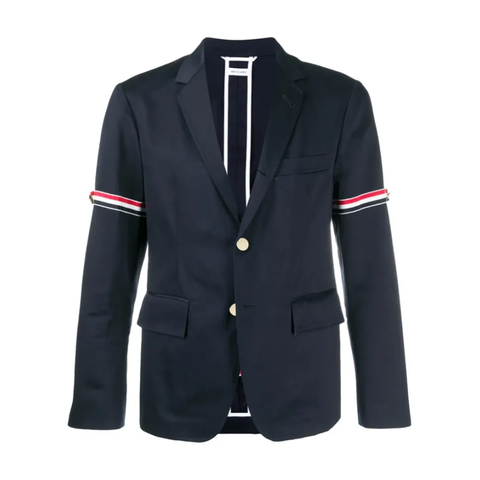 Cotton Twill Grosgrain Armband Sport Coat