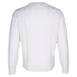 Crewneck Cable Knit Sweater
