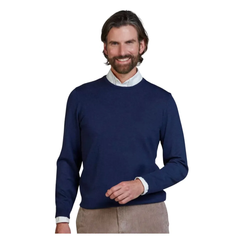 Crew Neck Patch Sweater