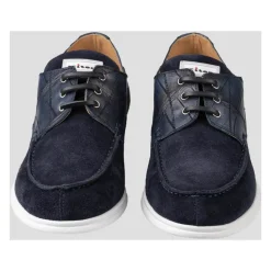 Crocodile Leather Suede Loafers
