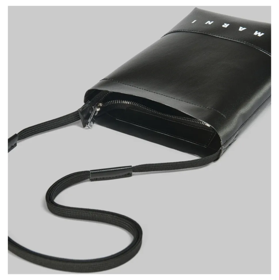 Crossbody-veske med skolissestropp