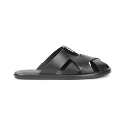 Cross-over sandaler i nappaskinn