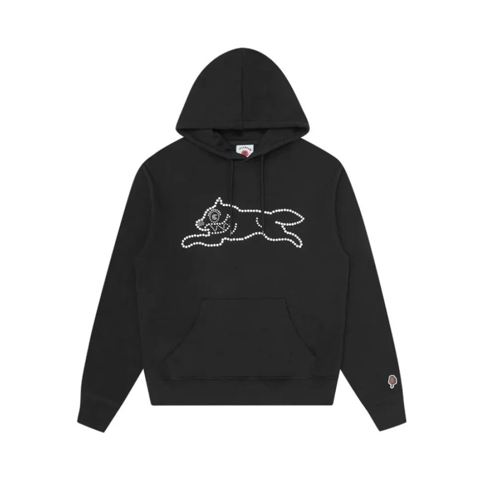 Crystal Running Dog Popover Hoodie