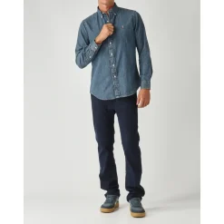 Custom Fit Denim Shirt