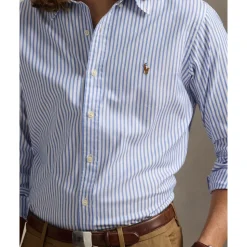 Custom Fit Stretch Oxford-skjorte
