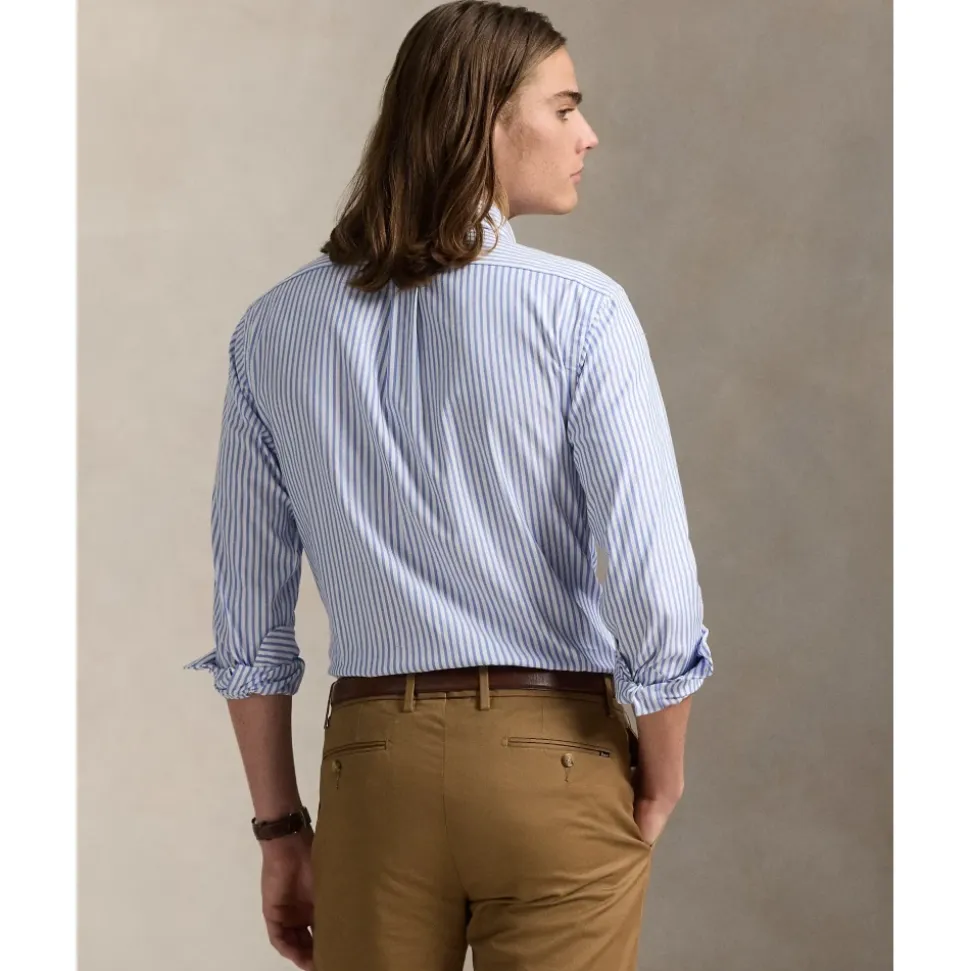 Custom Fit Stretch Oxford-skjorte