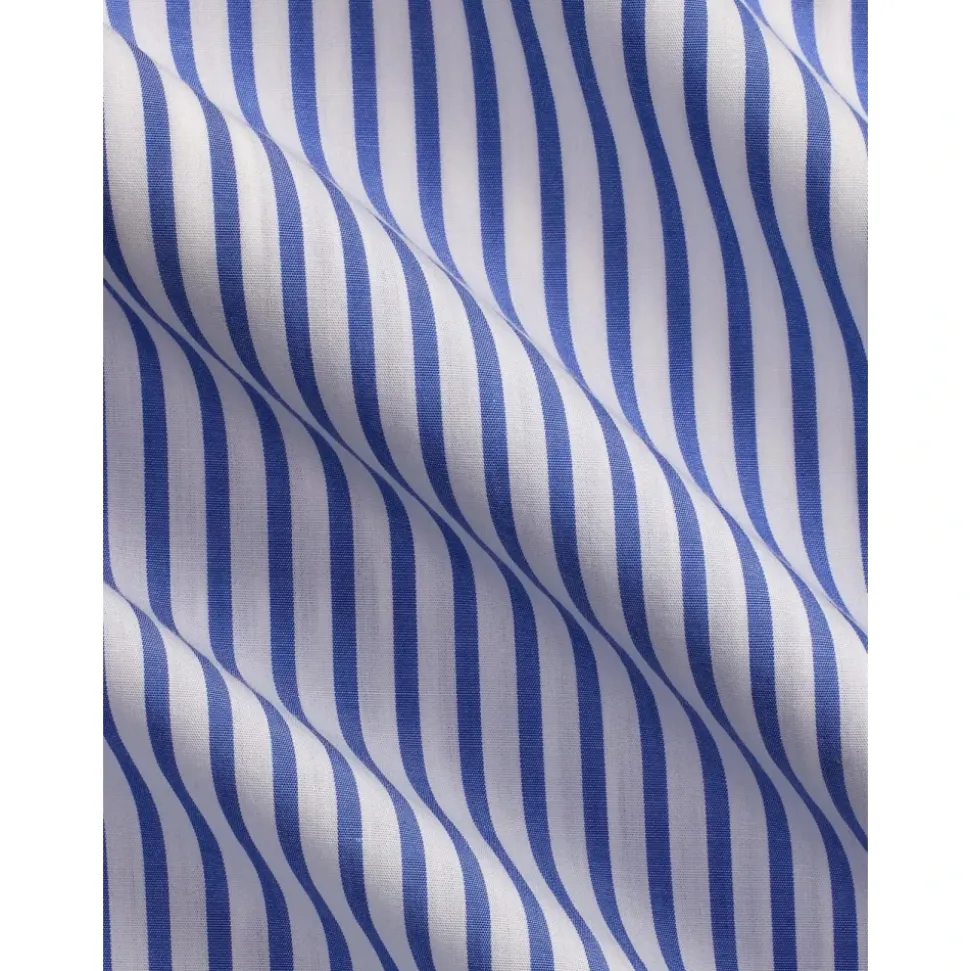 Custom-Fit Striped Broadcloth Shirt