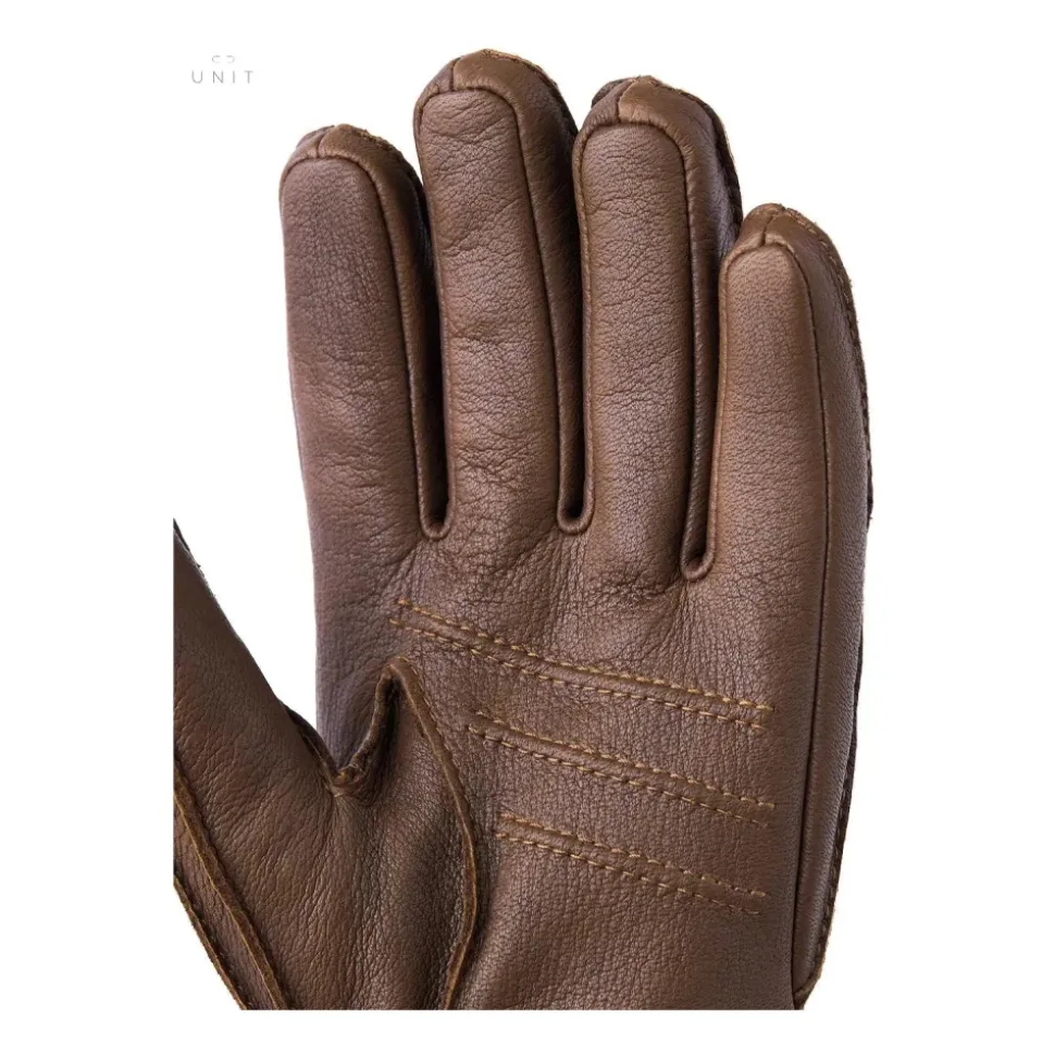 Deerskin Primaloft Rib Hanske, Brun