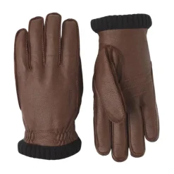 Deerskin Primaloft Rib Hanske, Brun
