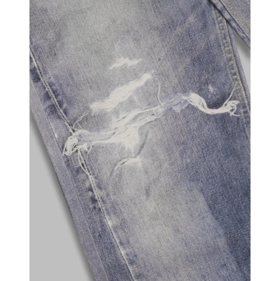Digital Denim Print Jeans