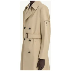 Dobbeltspent trenchcoat med belte