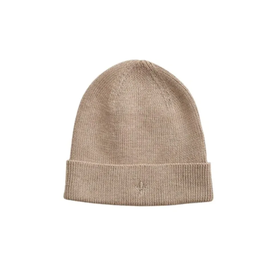 Elegant Beanie Hodeplagg med Brodert Logo