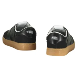 Elegante sorte sneakers med gummisåle