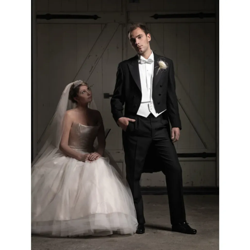 Elegant Paris Svart Kjole Dress