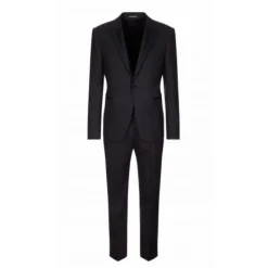 Elegant smoking med rund satengrevers