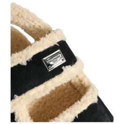 Faux-fur Slides