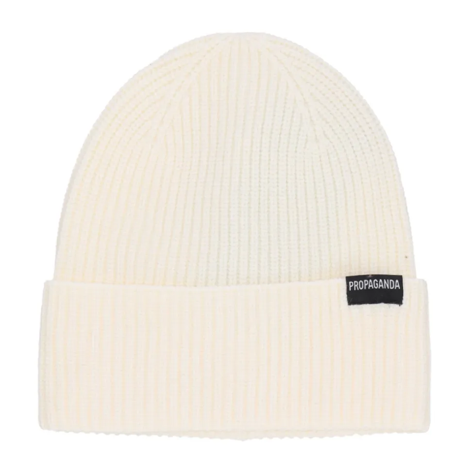 Flagg Beanie Lue med Logo Broderi