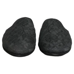 Floral Brocade Slides
