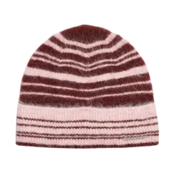 Fluffy Alpaca Stripe Beanie