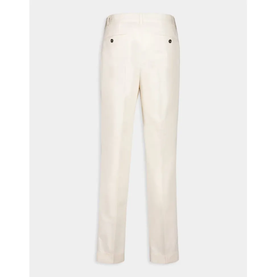 Fluid Poplin Double Pleat Pant
