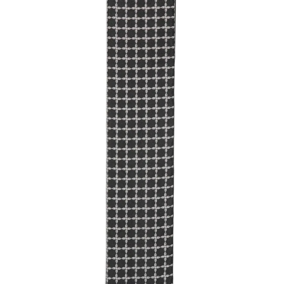 Foulard Skjerf med Geometrisk Trykk