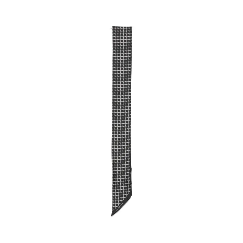 Foulard Skjerf med Geometrisk Trykk