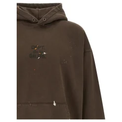 French Logo Painted Hoodie