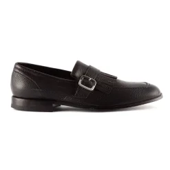 Fringed Leather Loafers
