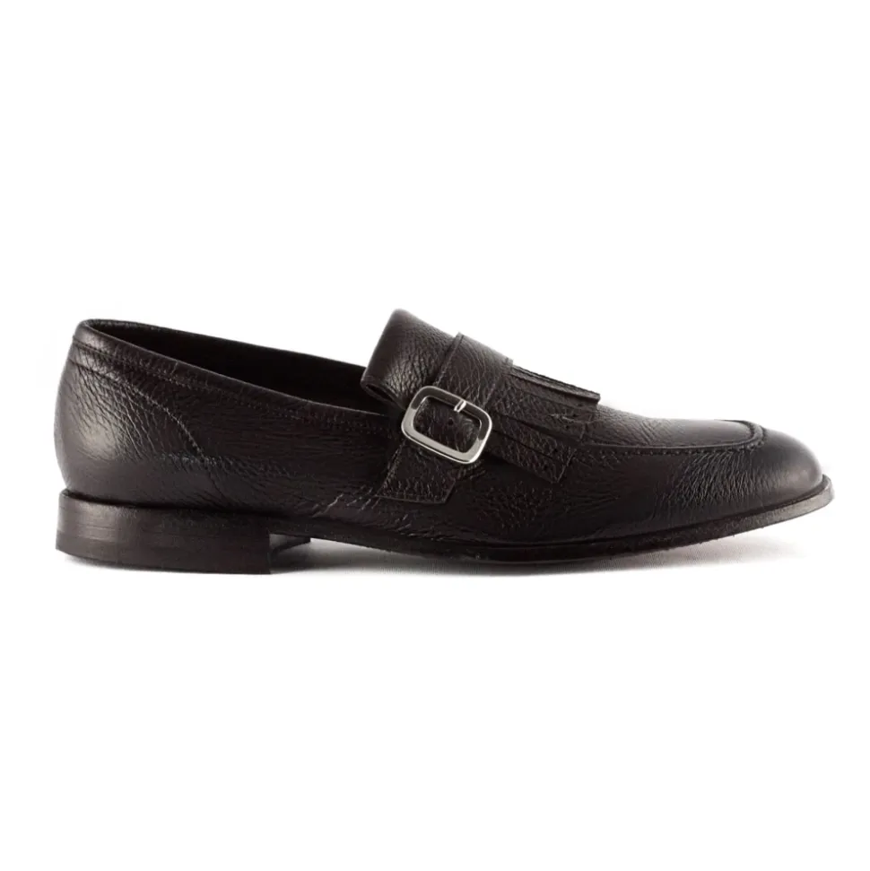 Fringed Leather Loafers