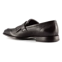 Fringed Leather Loafers