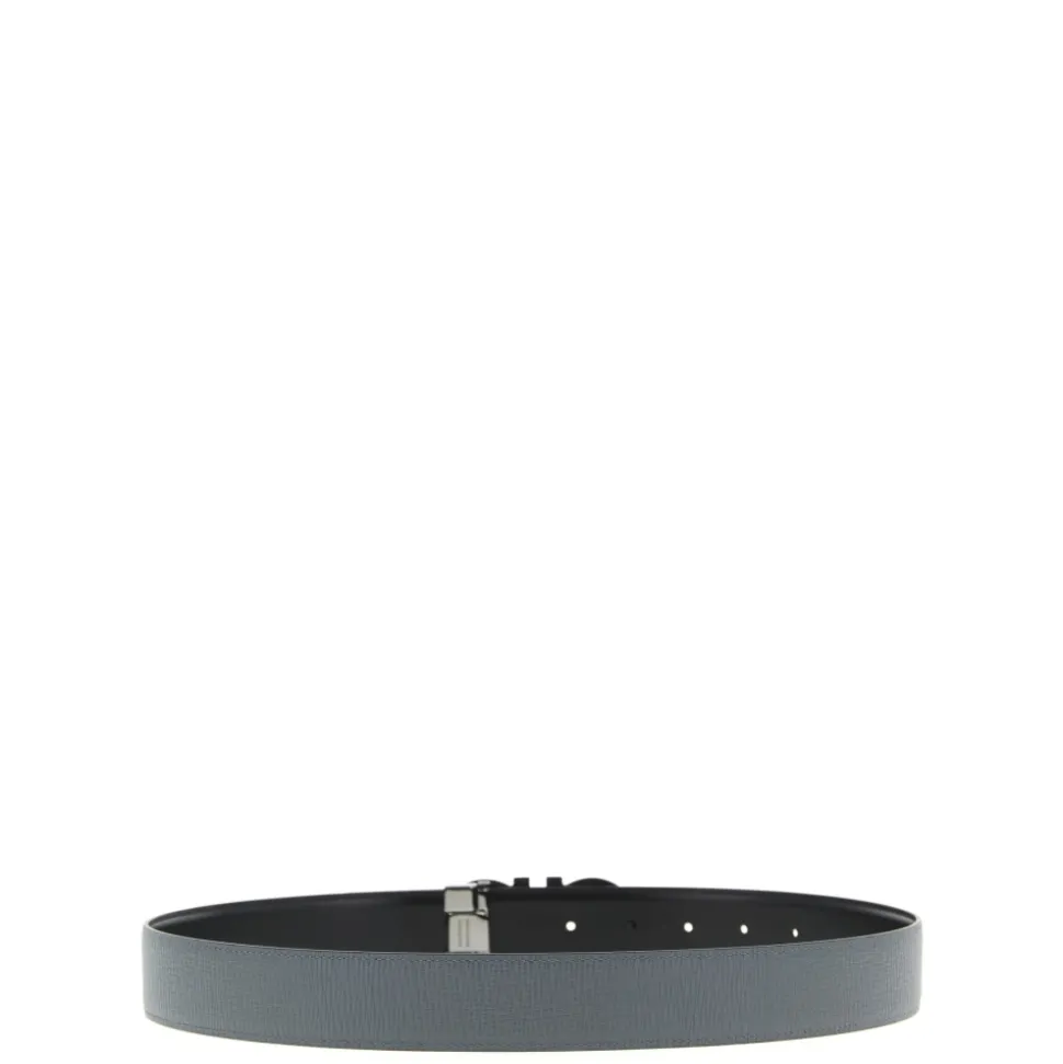 Gancini Reversibelt Hammered Lærbelte