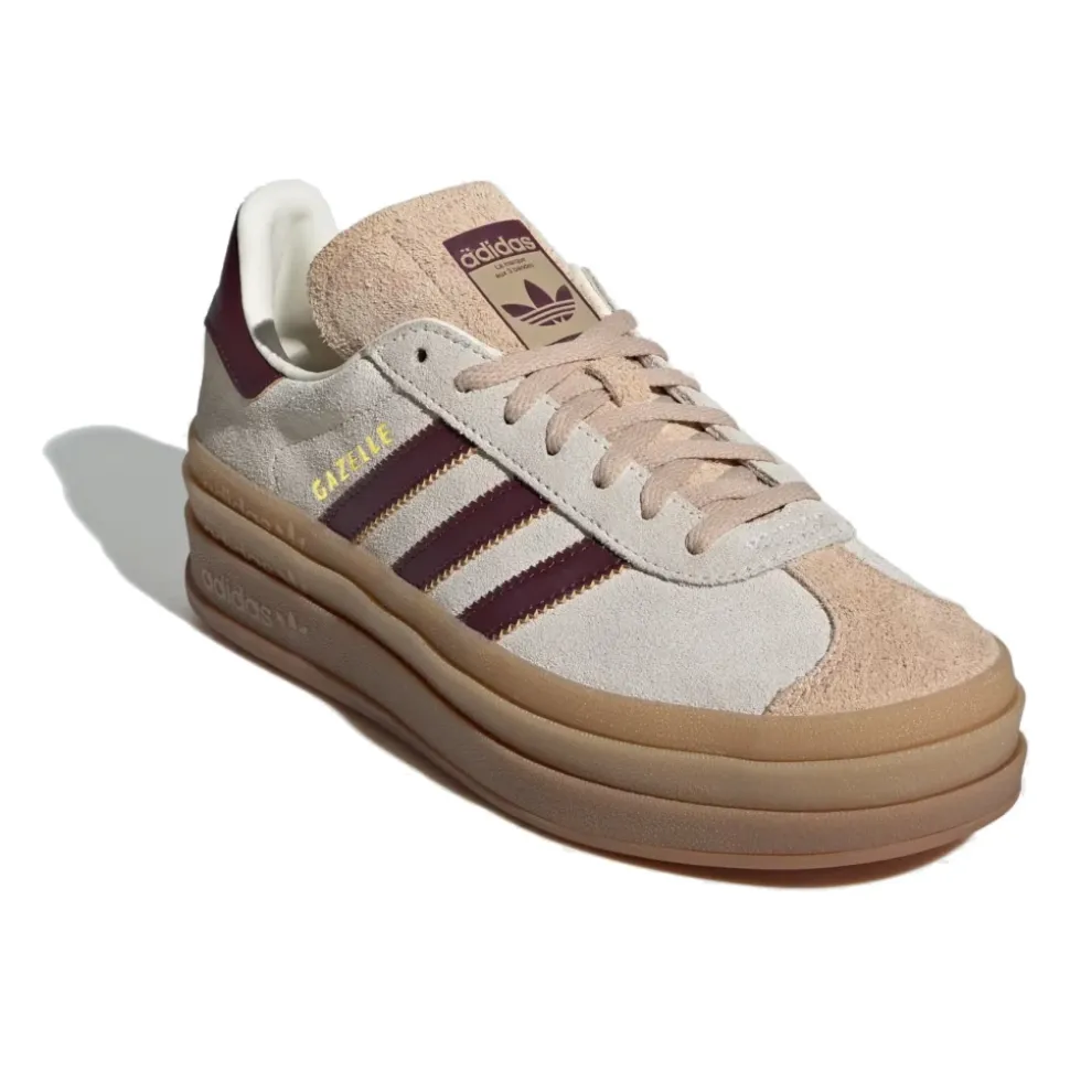 Gazelle Bold Cream White Sneakers