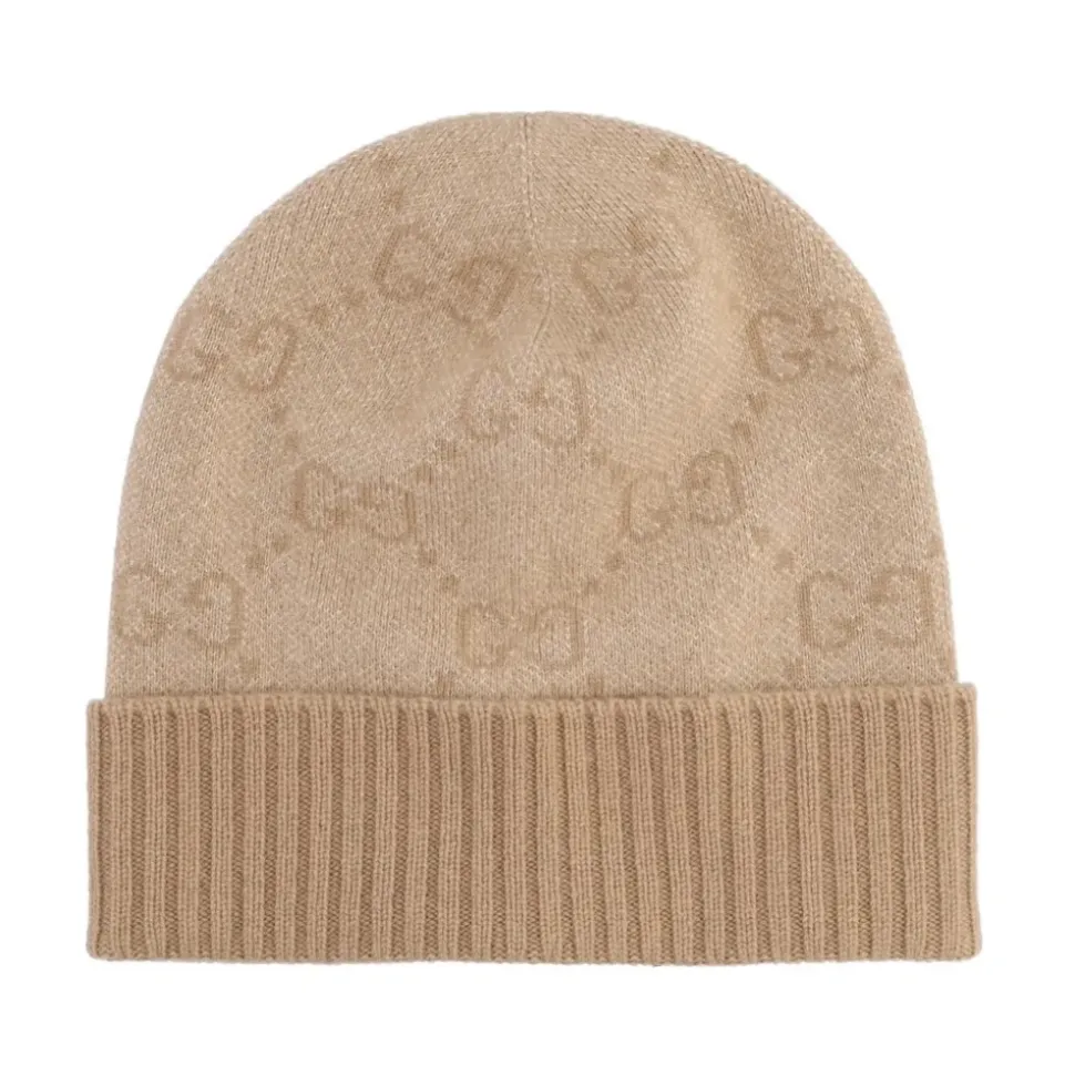 GG Jacquard Cashmere Beanie