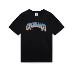 Gradient Gothic Kortarmet T-skjorte