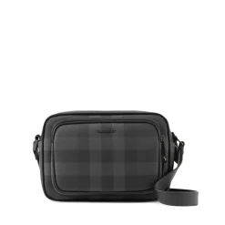 Grå Rutete Mønster Bum Bag