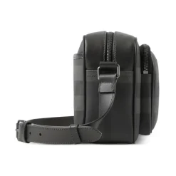 Grå Rutete Mønster Bum Bag