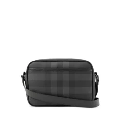Grå Rutete Mønster Bum Bag