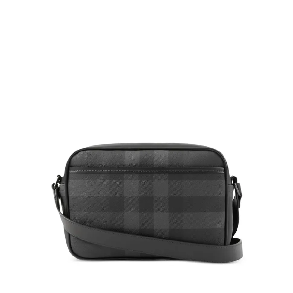 Grå Rutete Mønster Bum Bag