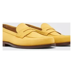 Gule Nubuck Penny Loafers