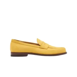 Gule Nubuck Penny Loafers