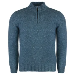 Heather Wool Blend Turtleneck Sweater