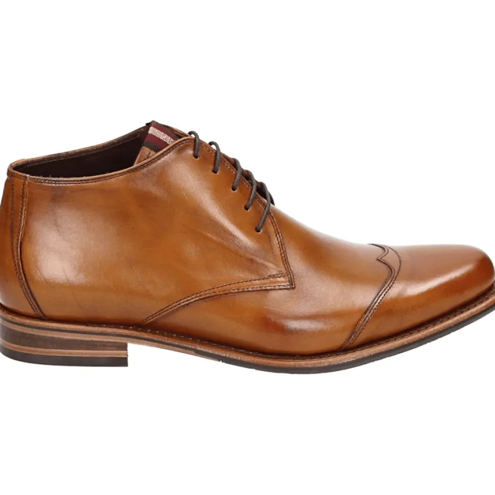 Herre Business Mid Cognac Sko