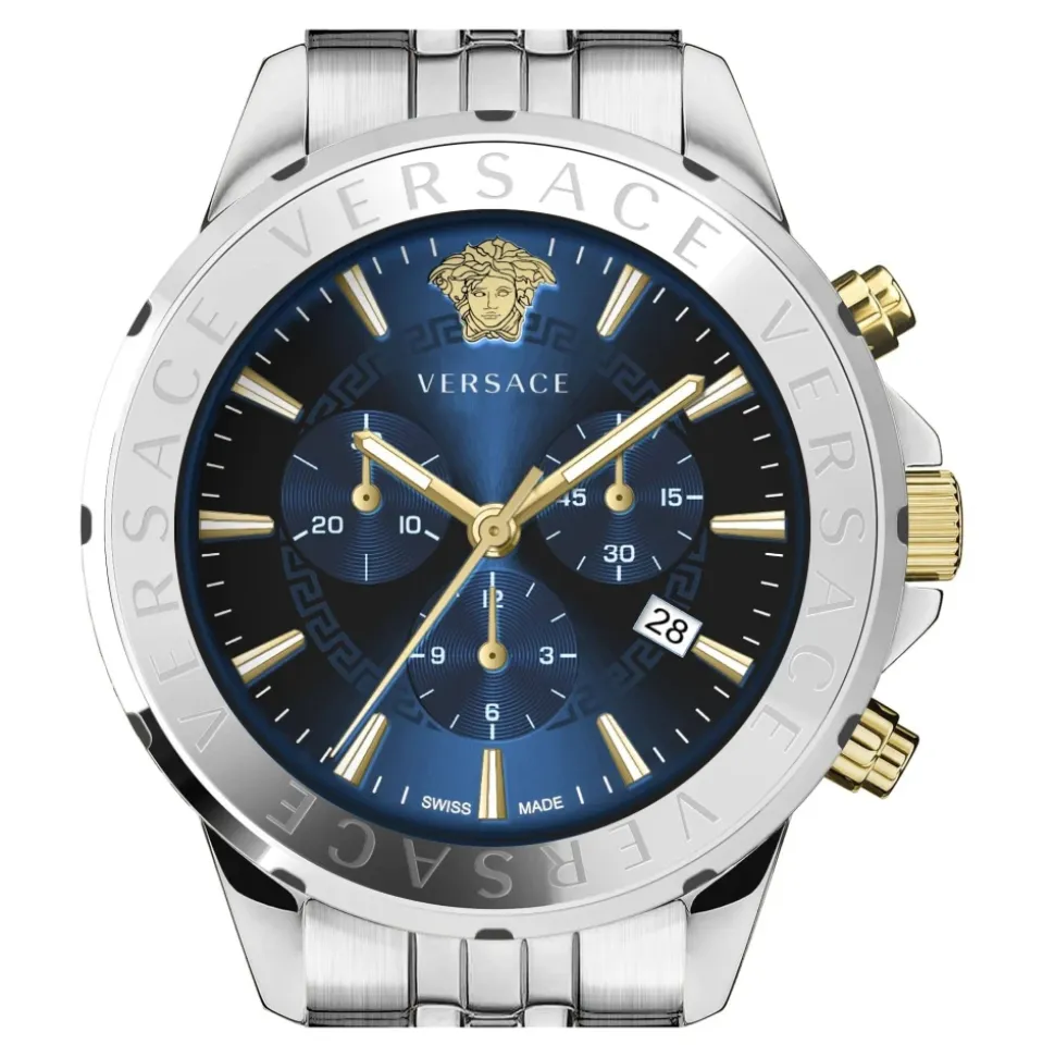 Herre Chronograph Signature Klokke Blå