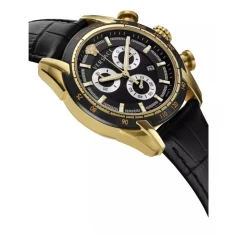 Herre Kronograf V-Ray Chrono Gull Svart VE2I00921