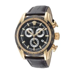 Herre Kronograf V-Ray Chrono Gull Svart VE2I00921
