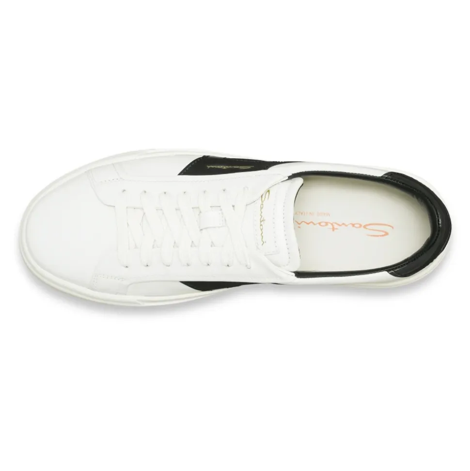 Herre skinn dobbel spenne sneaker